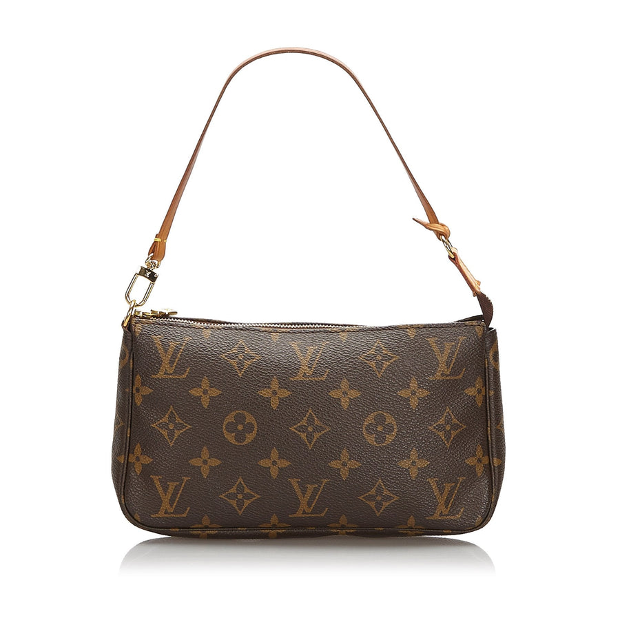 Pre-Loved Louis Vuitton Brown Monogram Pochette Accessoires Spain