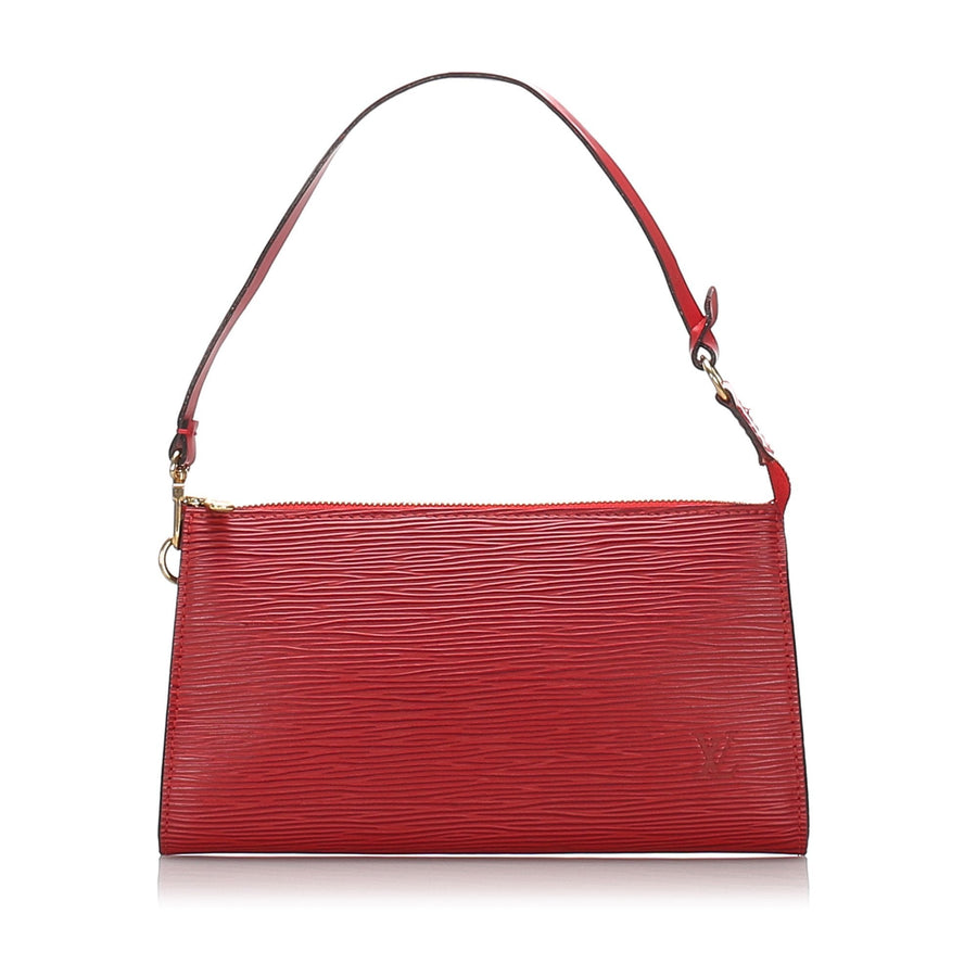 Pre-Loved Louis Vuitton Red Epi Leather Pochette Accessoires France