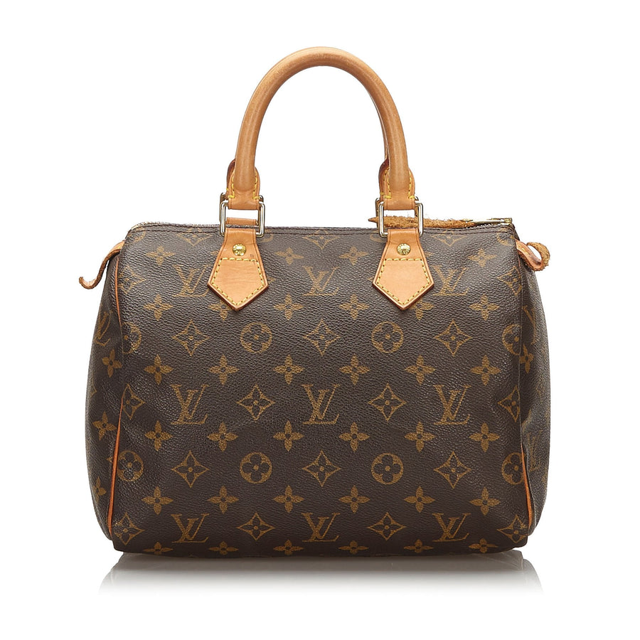 Pre-Loved Louis Vuitton Brown Monogram Canvas Speedy 25 France
