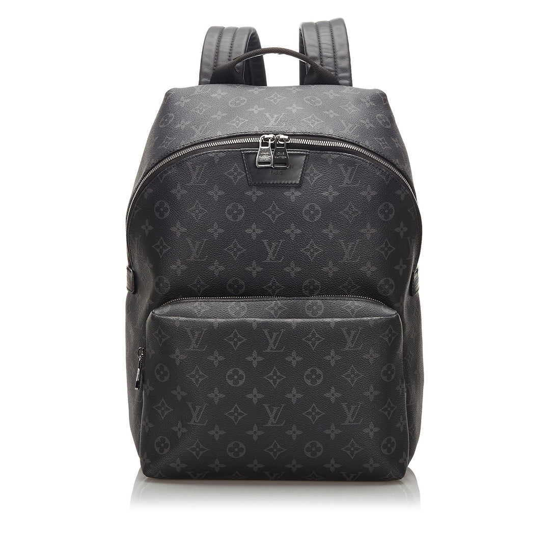 Pre-Loved Louis Vuitton Black Monogram Eclipse Apollo Backpack France