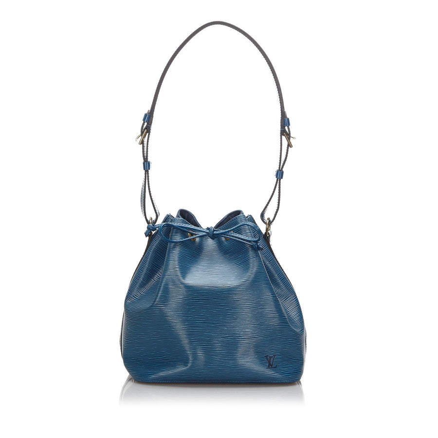 Pre-Loved Louis Vuitton Blue Epi Leather Petit Noe France