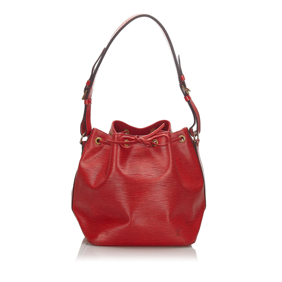 Pre-Loved Louis Vuitton Red Epi Leather Petit Noe France