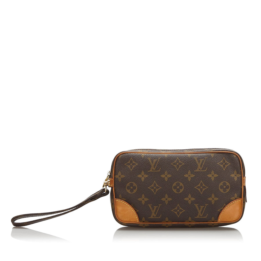 Pre-Loved Louis Vuitton Brown Monogram Marly Dragonne PM France