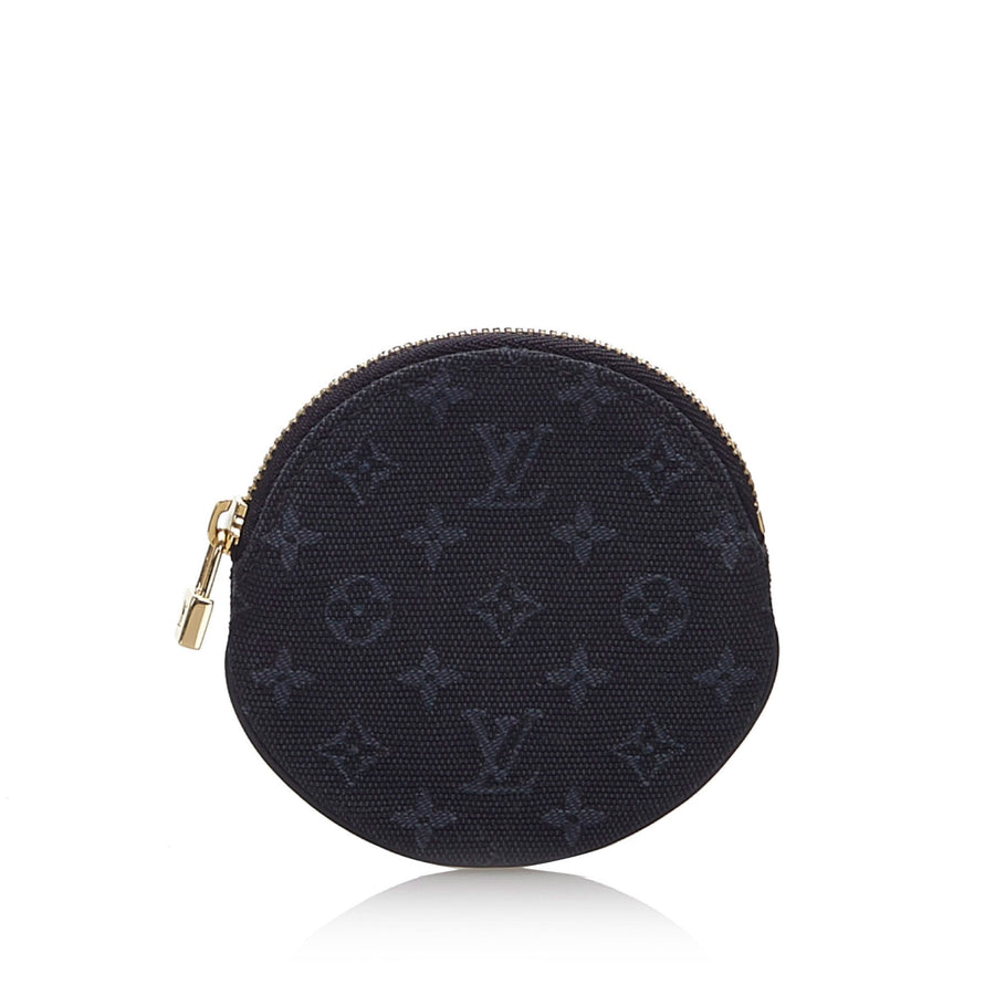 Pre-Loved Louis Vuitton Brown Monogram Mini Coin Purse France