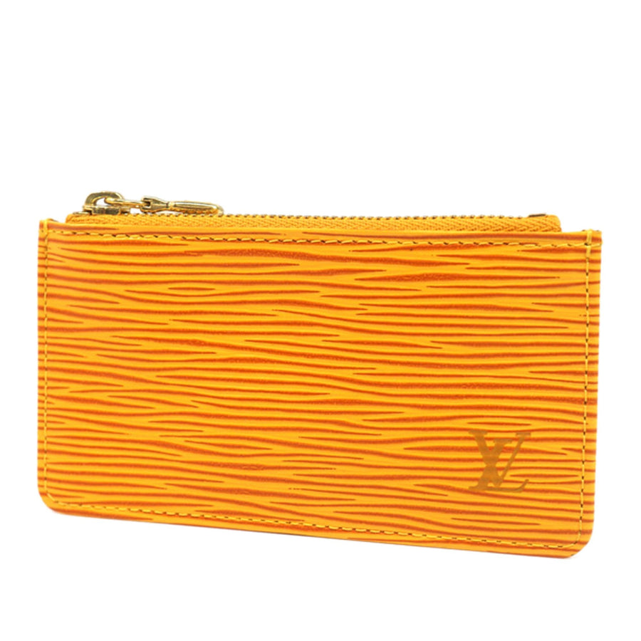 Pre-Loved Louis Vuitton Yellow Epi Leather Coin Purse France
