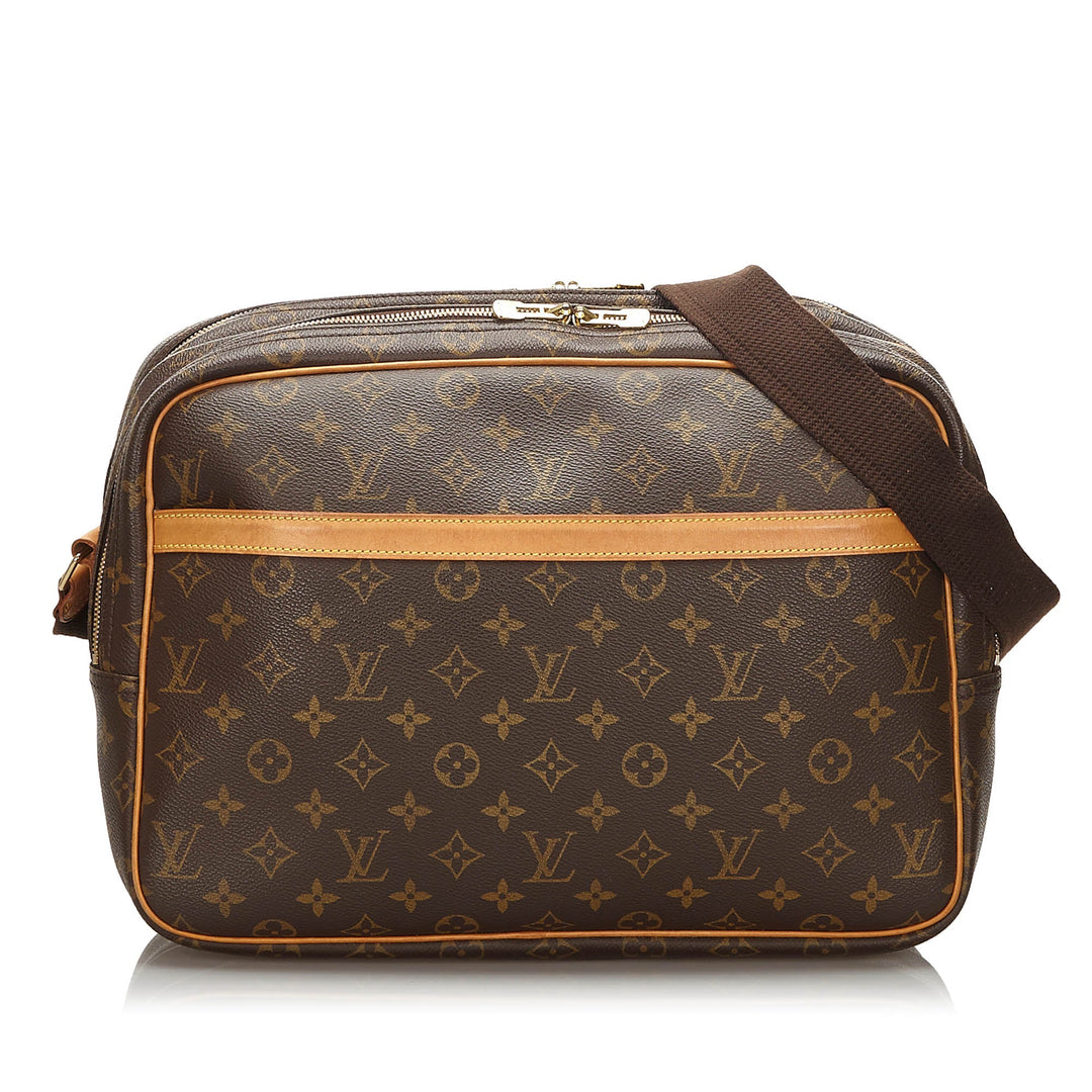 Pre-Loved Louis Vuitton Brown Monogram Canvas Reporter GM France