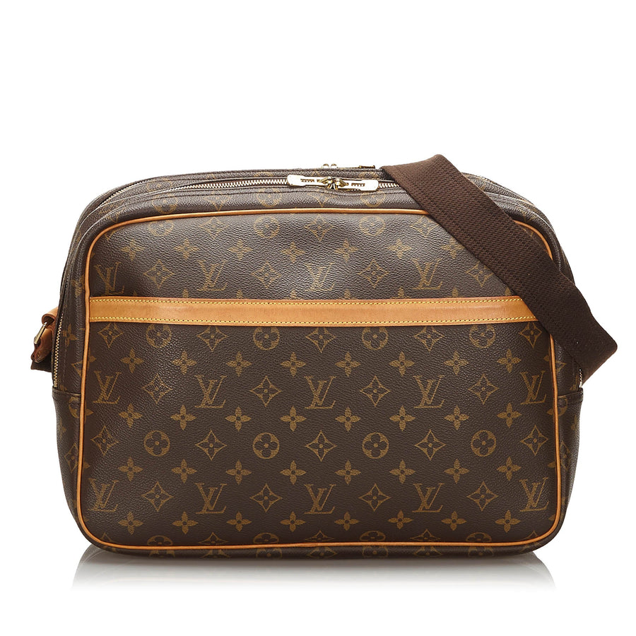 Pre-Loved Louis Vuitton Brown Monogram Canvas Reporter GM France