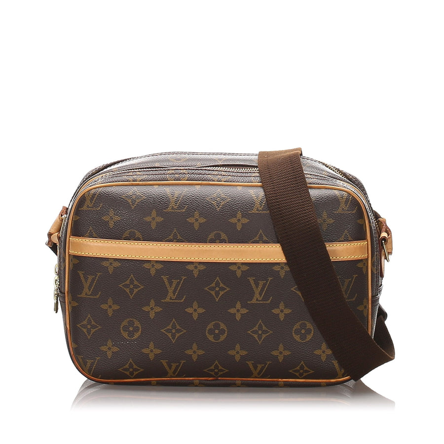 Pre-Loved Louis Vuitton Brown Monogram Canvas Reporter PM France