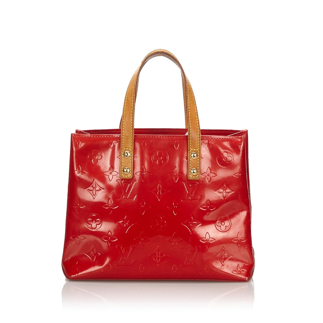 Pre-Loved Louis Vuitton Red Vernis Leather Reade PM France