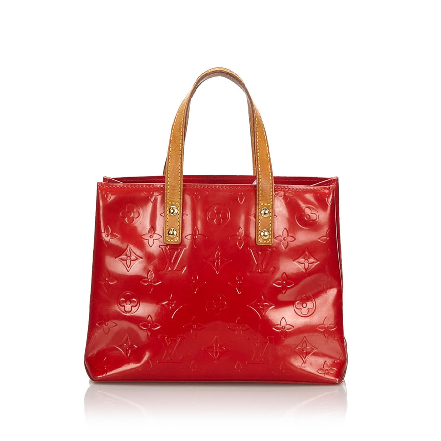 Pre-Loved Louis Vuitton Red Vernis Leather Reade PM France