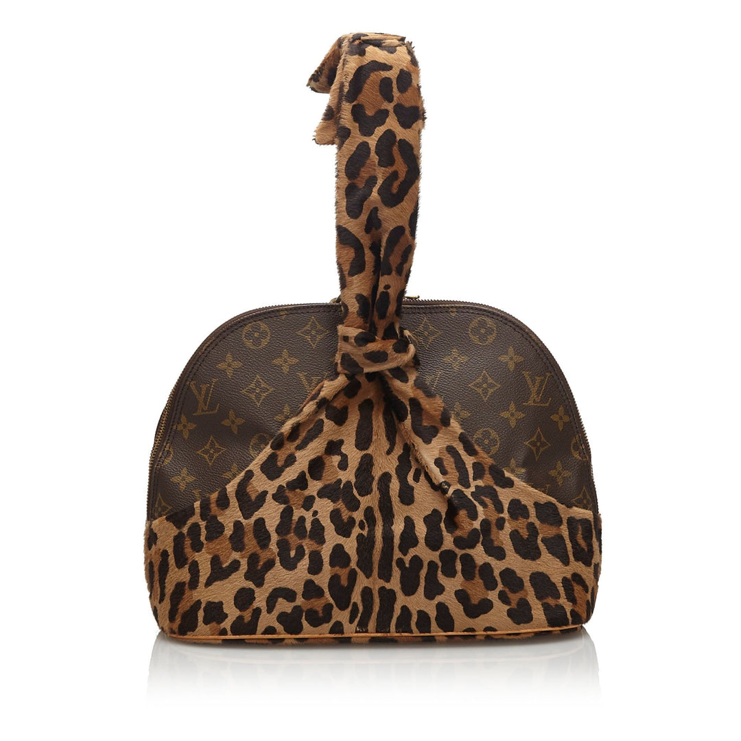 Pre-Loved Louis Vuitton Brown Azzedine Alaia Monogram Leopard Alma France
