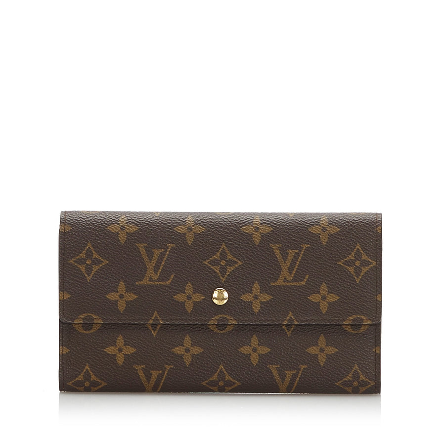 Pre-Loved Louis Vuitton Brown Monogram Porte Tresor International Wallet France