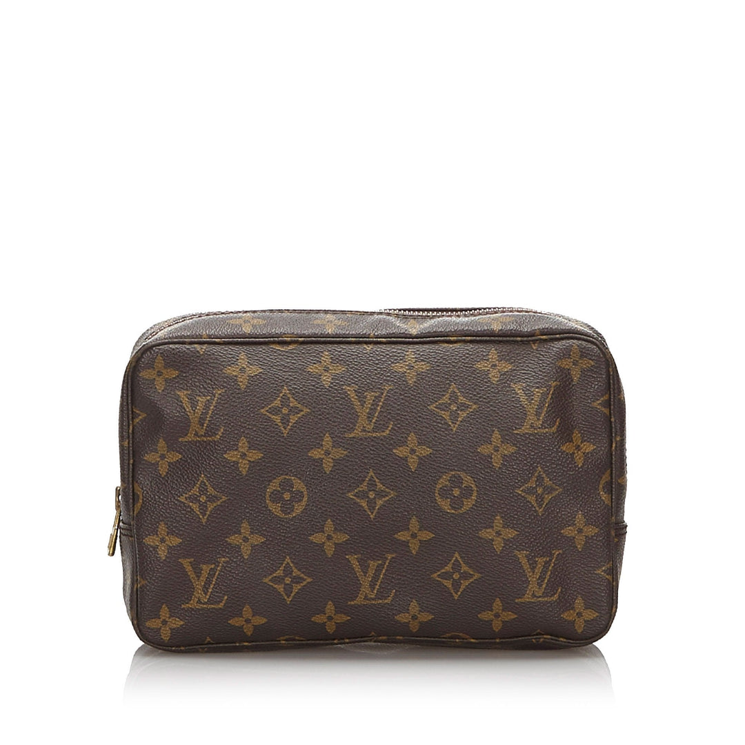Pre-Loved Louis Vuitton Brown Monogram Trousse Toilette 23 France