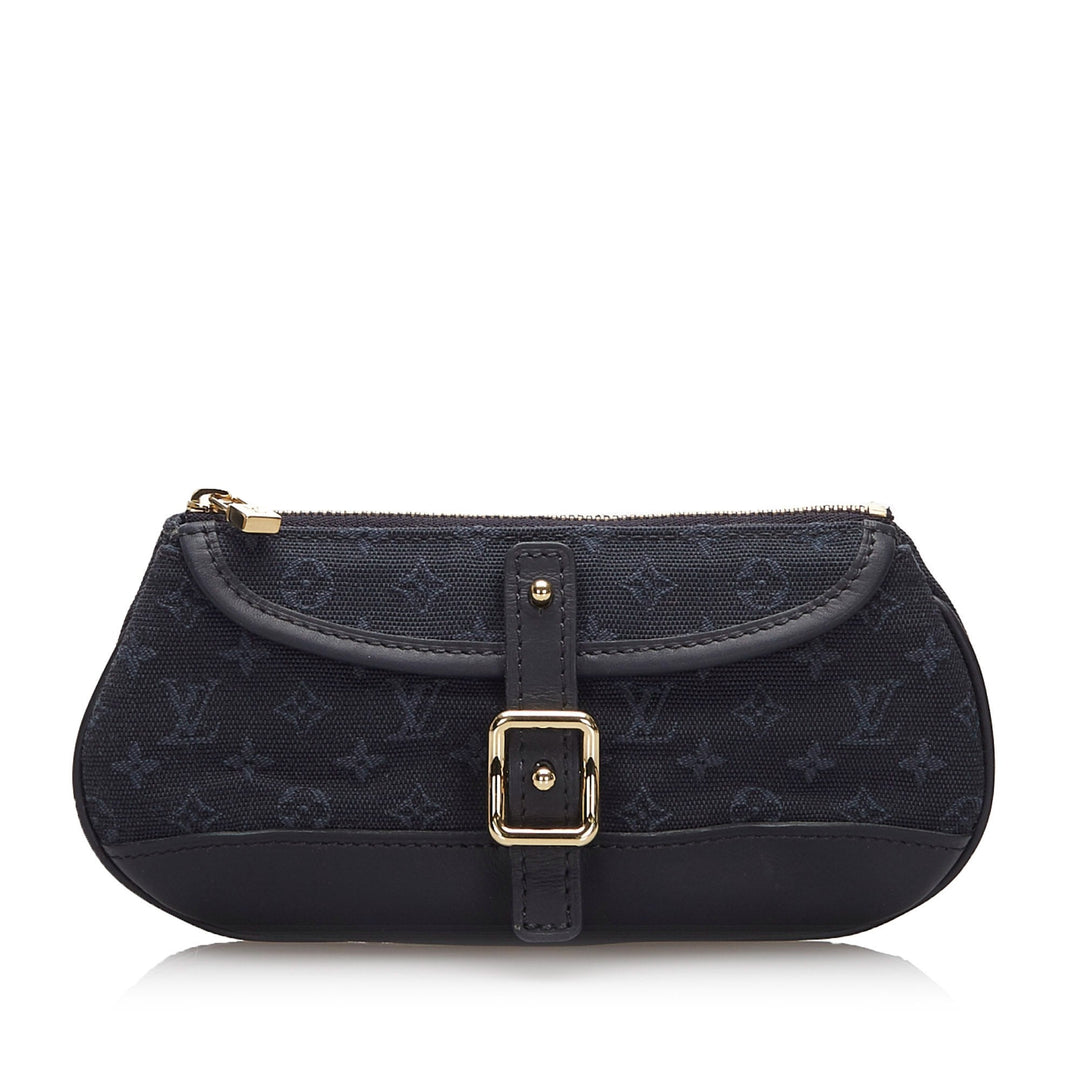 Pre-Loved Louis Vuitton Blue Monogram Mini Lin Anne Sophie France