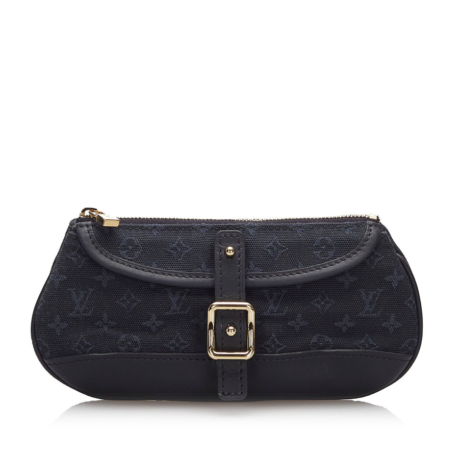 Pre-Loved Louis Vuitton Blue Monogram Mini Lin Anne Sophie France