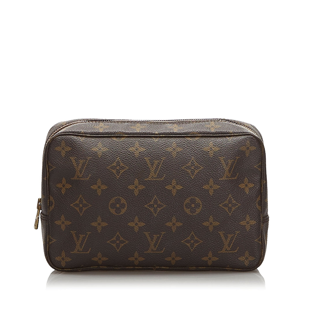 Pre-Loved Louis Vuitton Brown Monogram Trousse Toilette 23 France