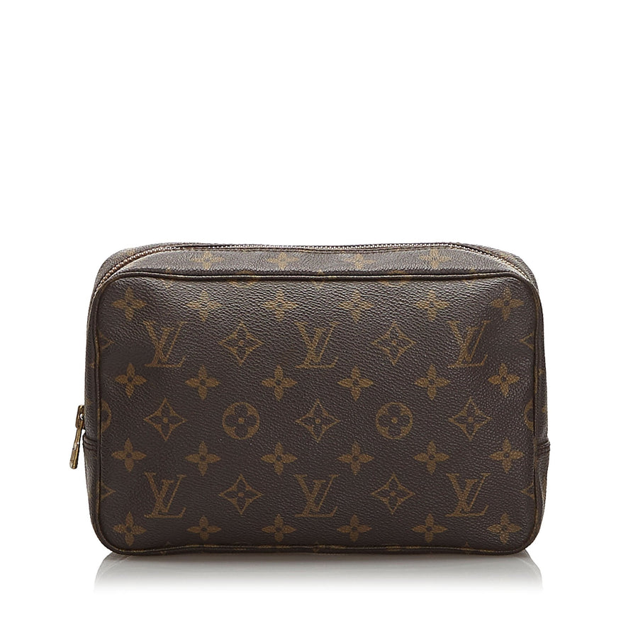 Pre-Loved Louis Vuitton Brown Monogram Trousse Toilette 23 France