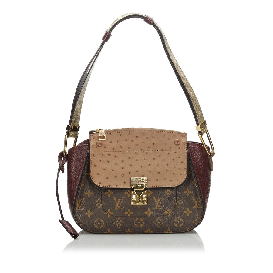 Pre-Loved Louis Vuitton Brown Monogram Exotique Majestueux Shoulder Bag France