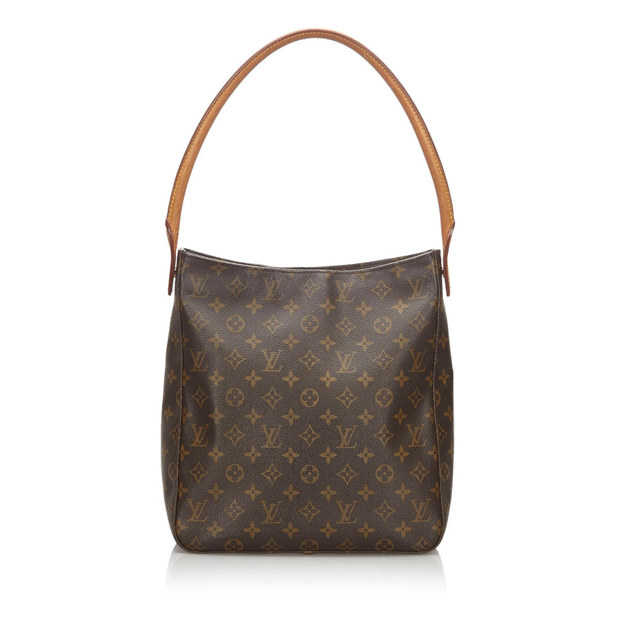 Pre-Loved Louis Vuitton Brown Monogram Canvas Looping GM France