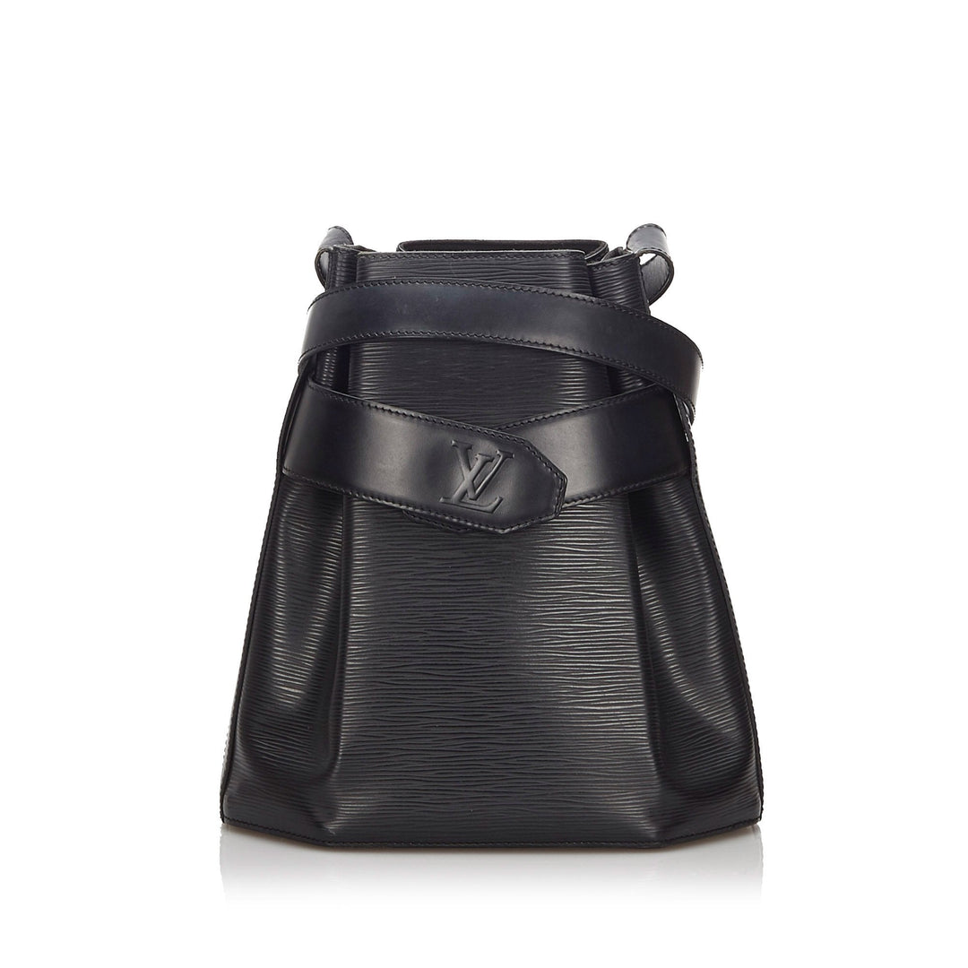 Pre-Loved Louis Vuitton Black Epi Leather Sac dEpaule France