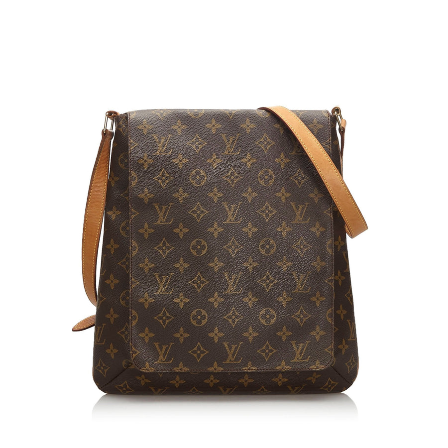 Pre-Loved Louis Vuitton Brown Monogram Musette Salsa Short Strap France