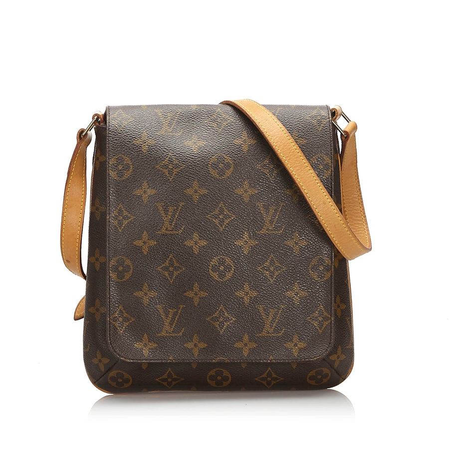 Pre-Loved Louis Vuitton Brown Monogram Musette Salsa Short Strap Spain