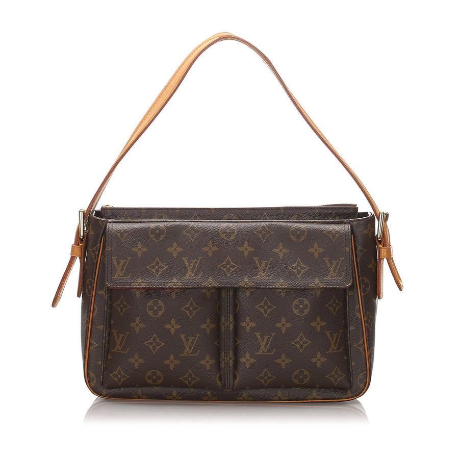 Pre-Loved Louis Vuitton Brown Monogram Canvas Viva Cite GM France