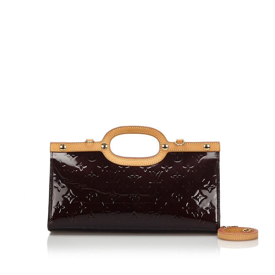 Pre-Loved Louis Vuitton Purple Vernis Leather Roxbury Drive France