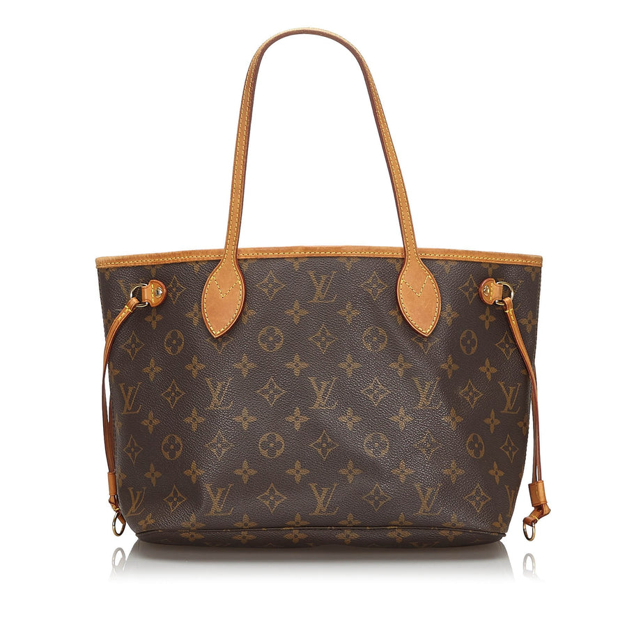Pre-Loved Louis Vuitton Brown Monogram Canvas Neverfull MM France