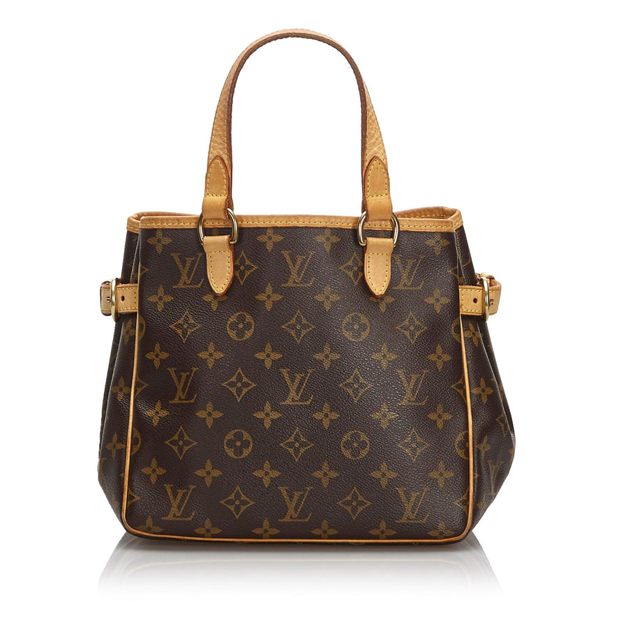 Pre-Loved Louis Vuitton Brown Monogram Batignolles Vertical France