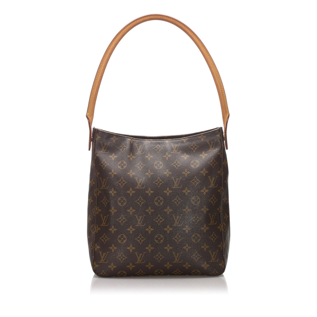Pre-Loved Louis Vuitton Brown Monogram Canvas Looping GM France