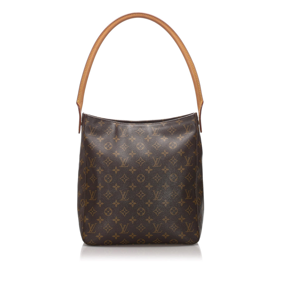 Pre-Loved Louis Vuitton Brown Monogram Canvas Looping GM France