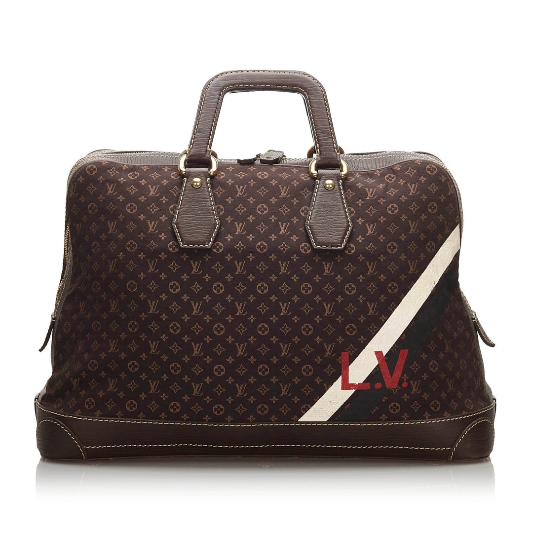 Pre-Loved Louis Vuitton Monogram Mini Lin Initiales Isfahan Travel Bag