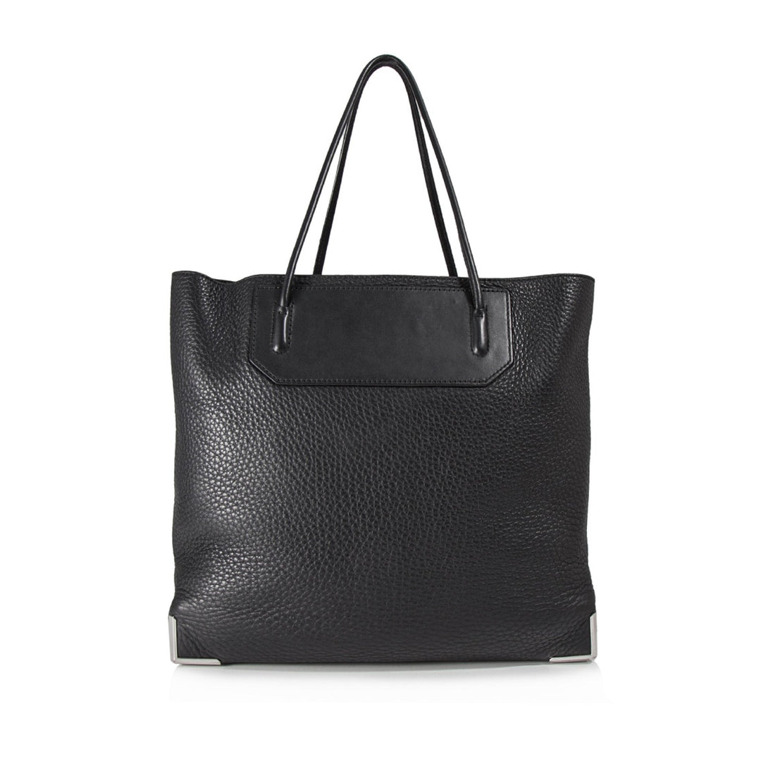 Pre-Loved Alexander Wang Black Calf Leather Large Prisma Tote Italy