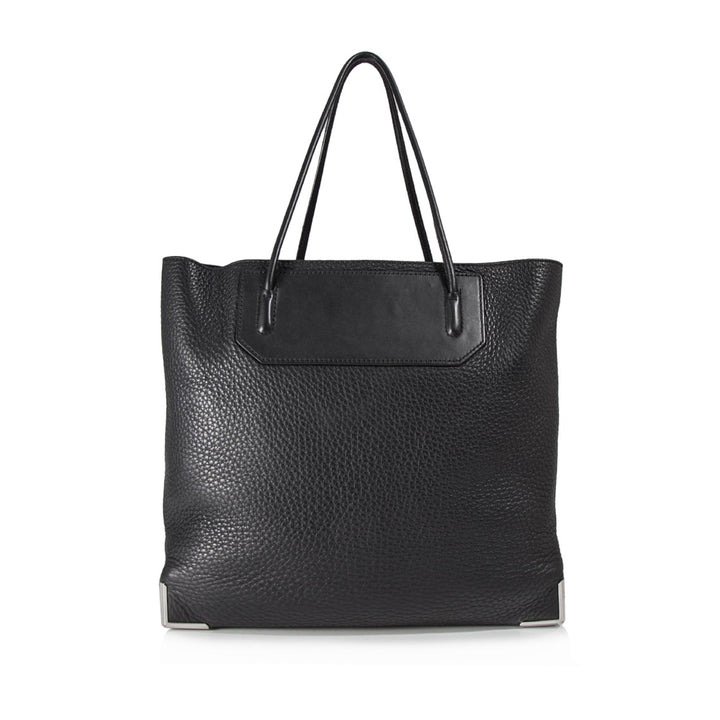 Pre-Loved Alexander Wang Black Calf Leather Large Prisma Tote Italy
