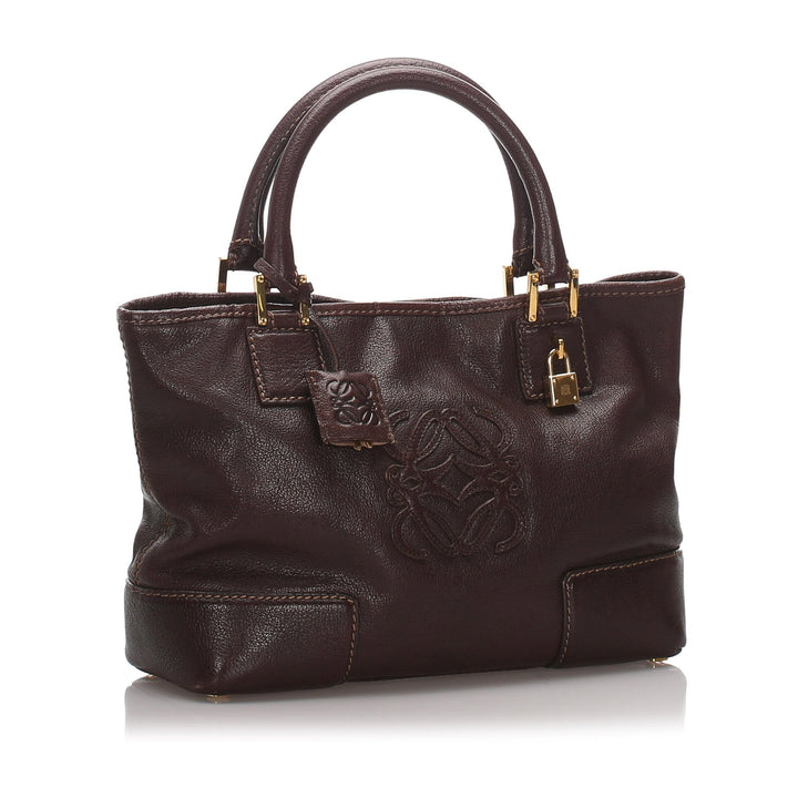 Pre-Loved Loewe Brown Calf Leather Tote Bag Spain