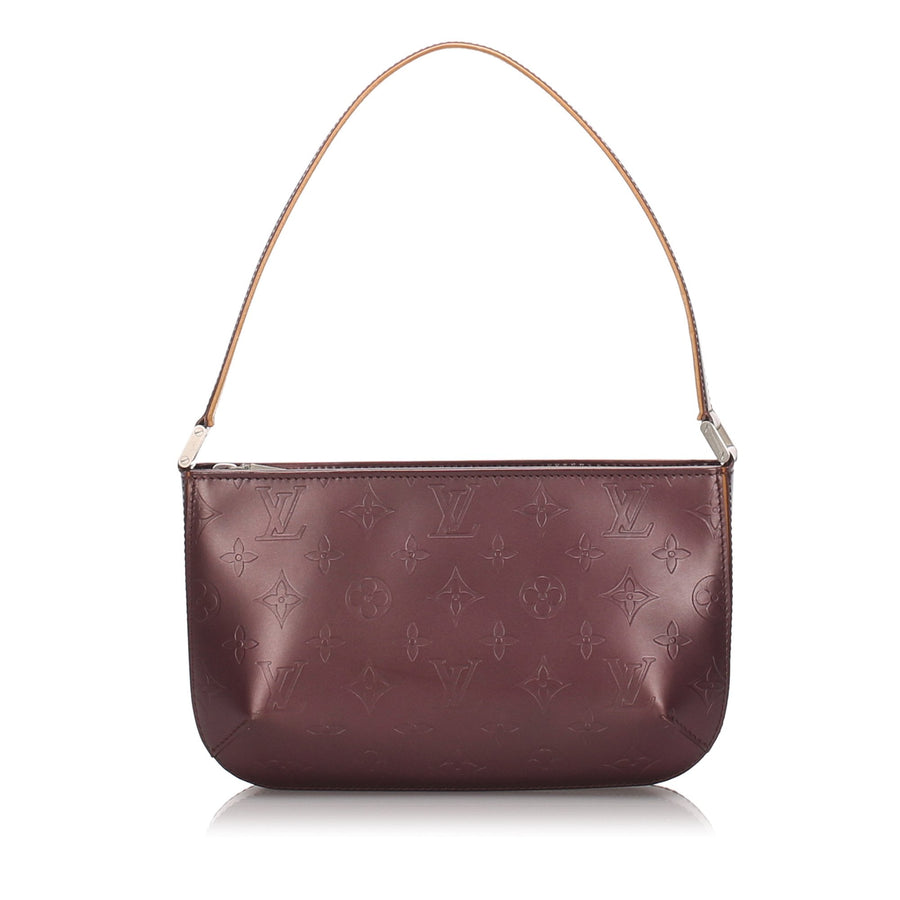 Pre-Loved Louis Vuitton Purple Calf Leather Monogram Mat Fowler France