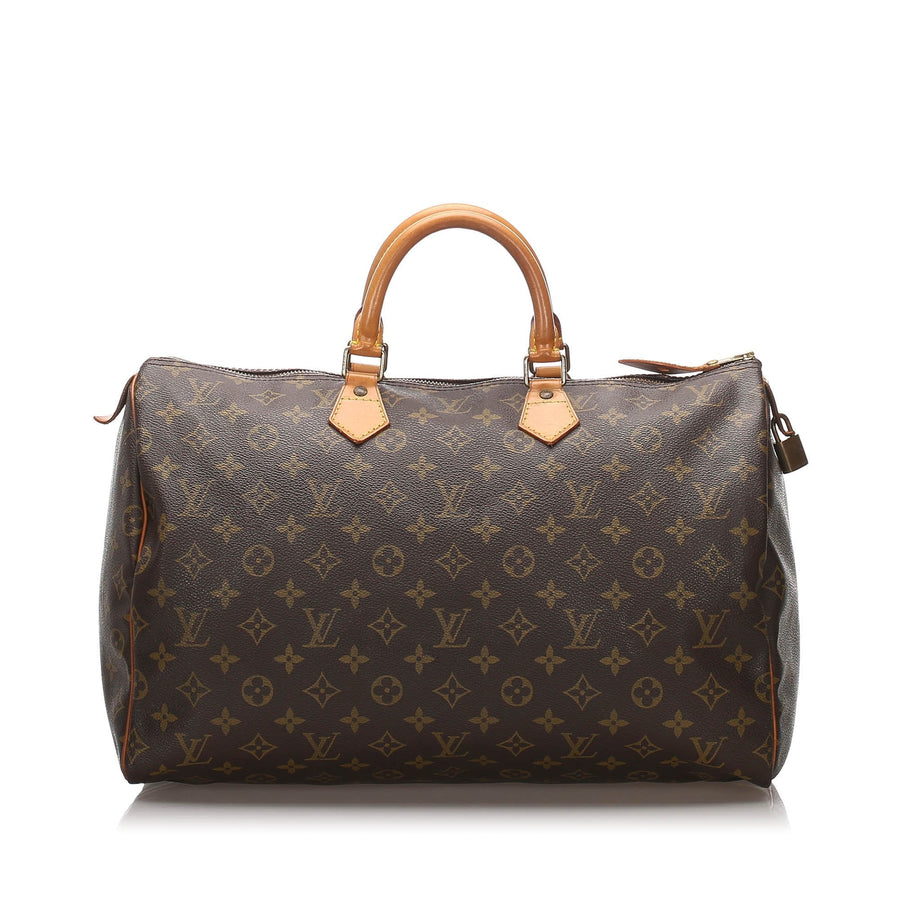 Pre-Loved Louis Vuitton Brown Monogram Canvas Speedy 40 France
