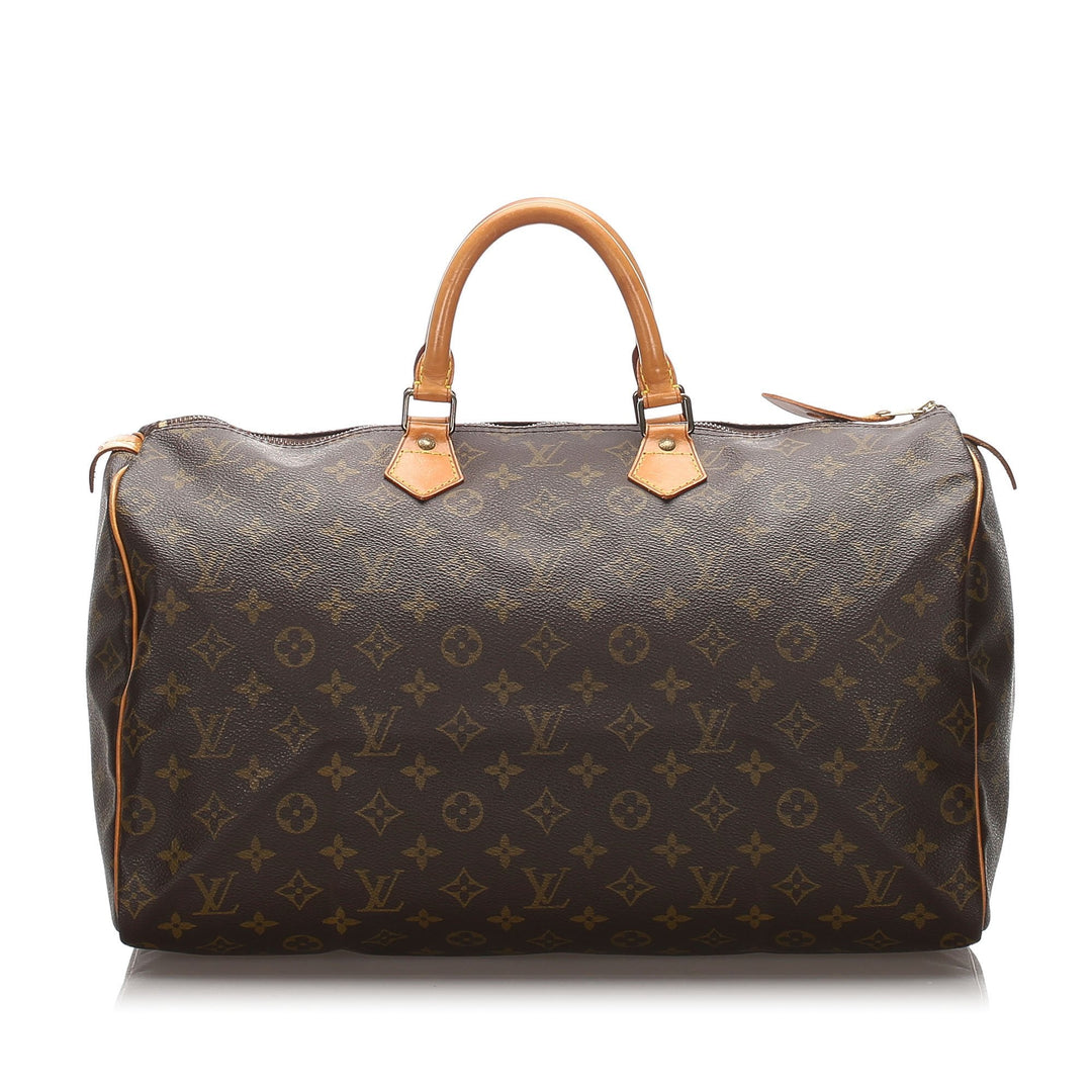 Pre-Loved Louis Vuitton Brown Monogram Canvas Speedy 40 France