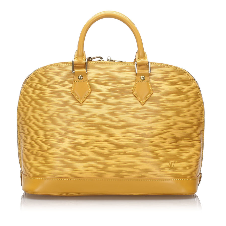 Pre-Loved Louis Vuitton Yellow Epi Leather Alma PM France