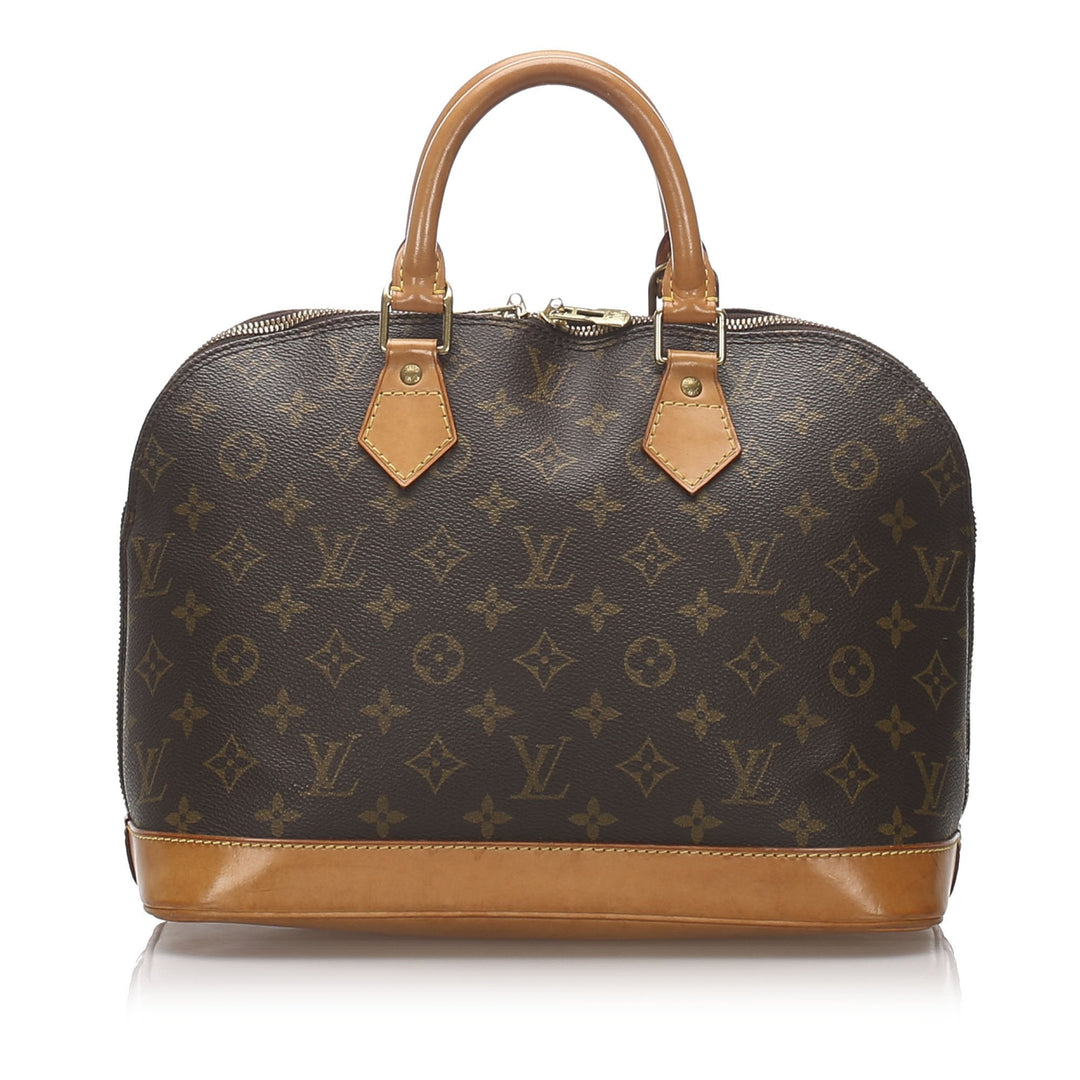 Pre-Loved Louis Vuitton Brown Monogram Canvas Alma PM France