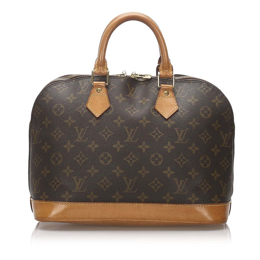 Pre-Loved Louis Vuitton Brown Monogram Canvas Alma PM France