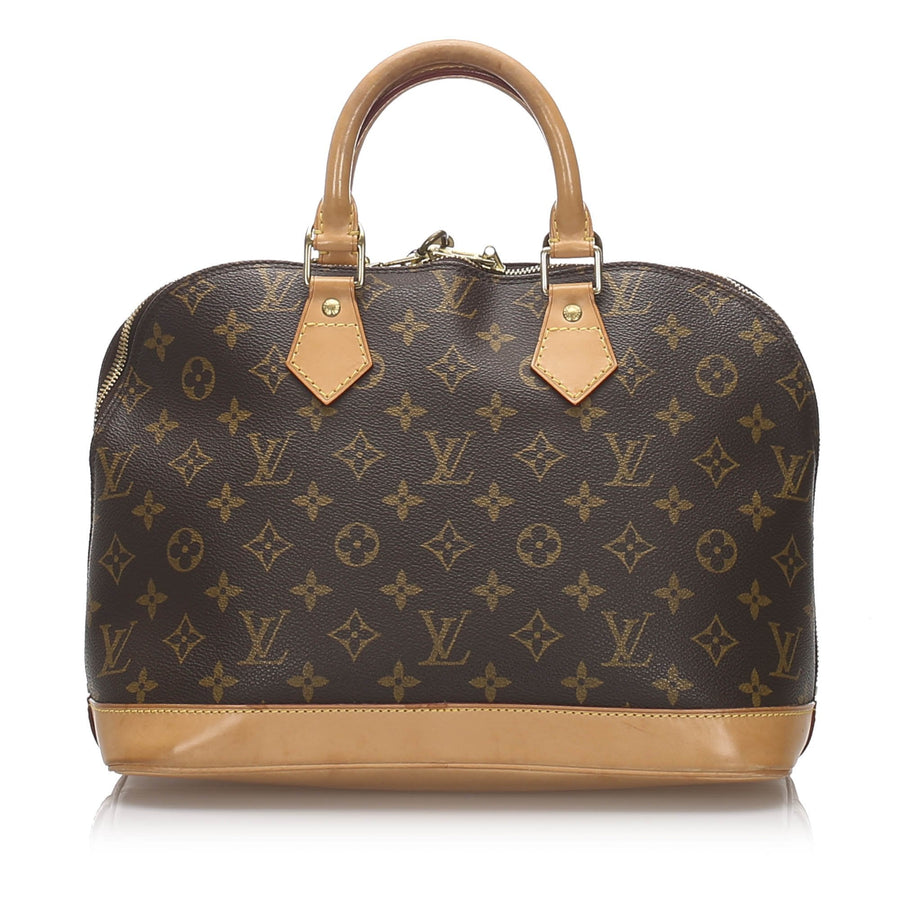 Pre-Loved Louis Vuitton Brown Monogram Canvas Alma PM USA