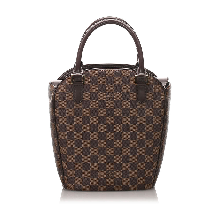 Pre-Loved Louis Vuitton Brown Damier Canvas Ebene Sarria Seau FRANCE