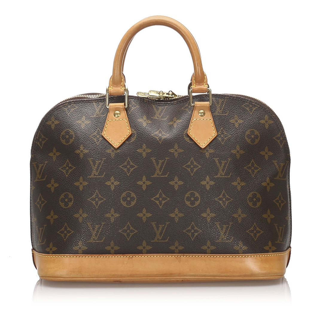 Pre-Loved Louis Vuitton Brown Monogram Canvas Alma PM France