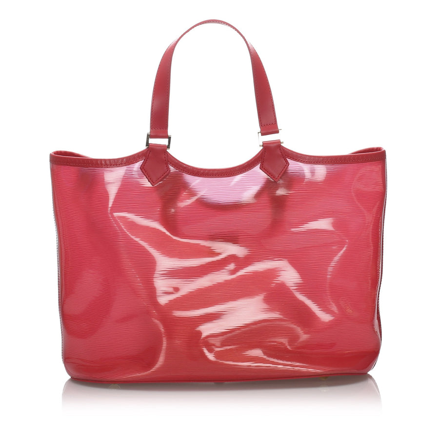 Pre-Loved Louis Vuitton Red PVC Plastic Epi Plage Lagoon Spain