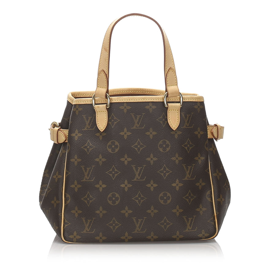 Pre-Loved Louis Vuitton Brown Monogram Batignolles Vertical France