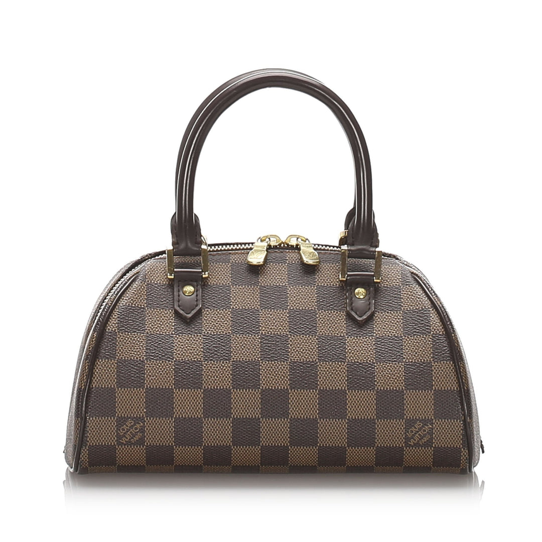 Pre-Loved Louis Vuitton Brown Damier Canvas Ebene Mini Ribera Spain