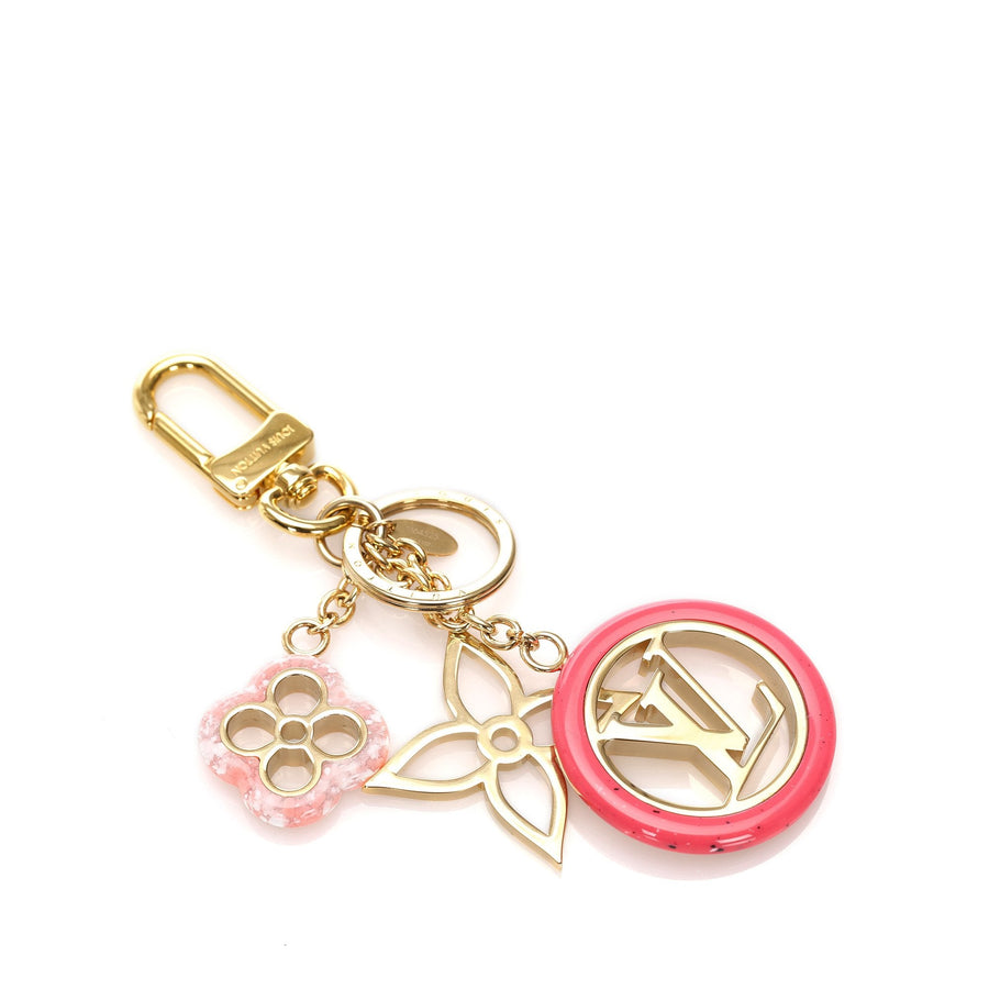 Pre-Loved Louis Vuitton Multi Colorline Bag Charm and Key Holder Italy