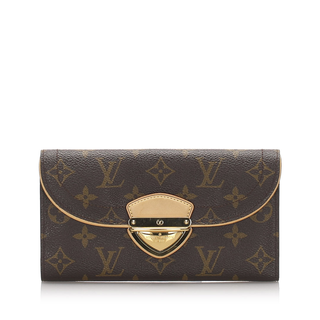 Pre-Loved Louis Vuitton Brown Monogram Eugenie Wallet France